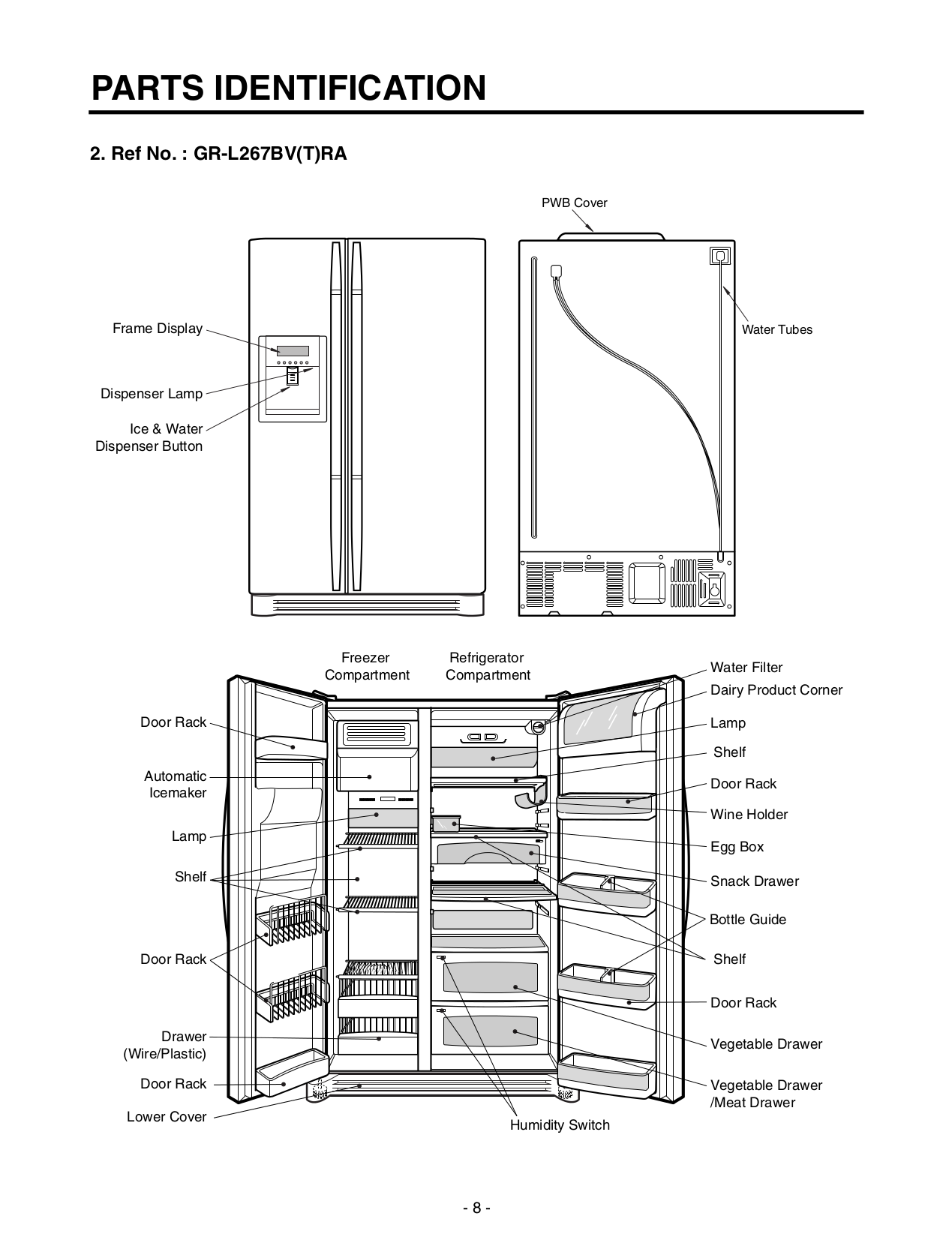 PDF manual for LG Refrigerator LRSC26923TT